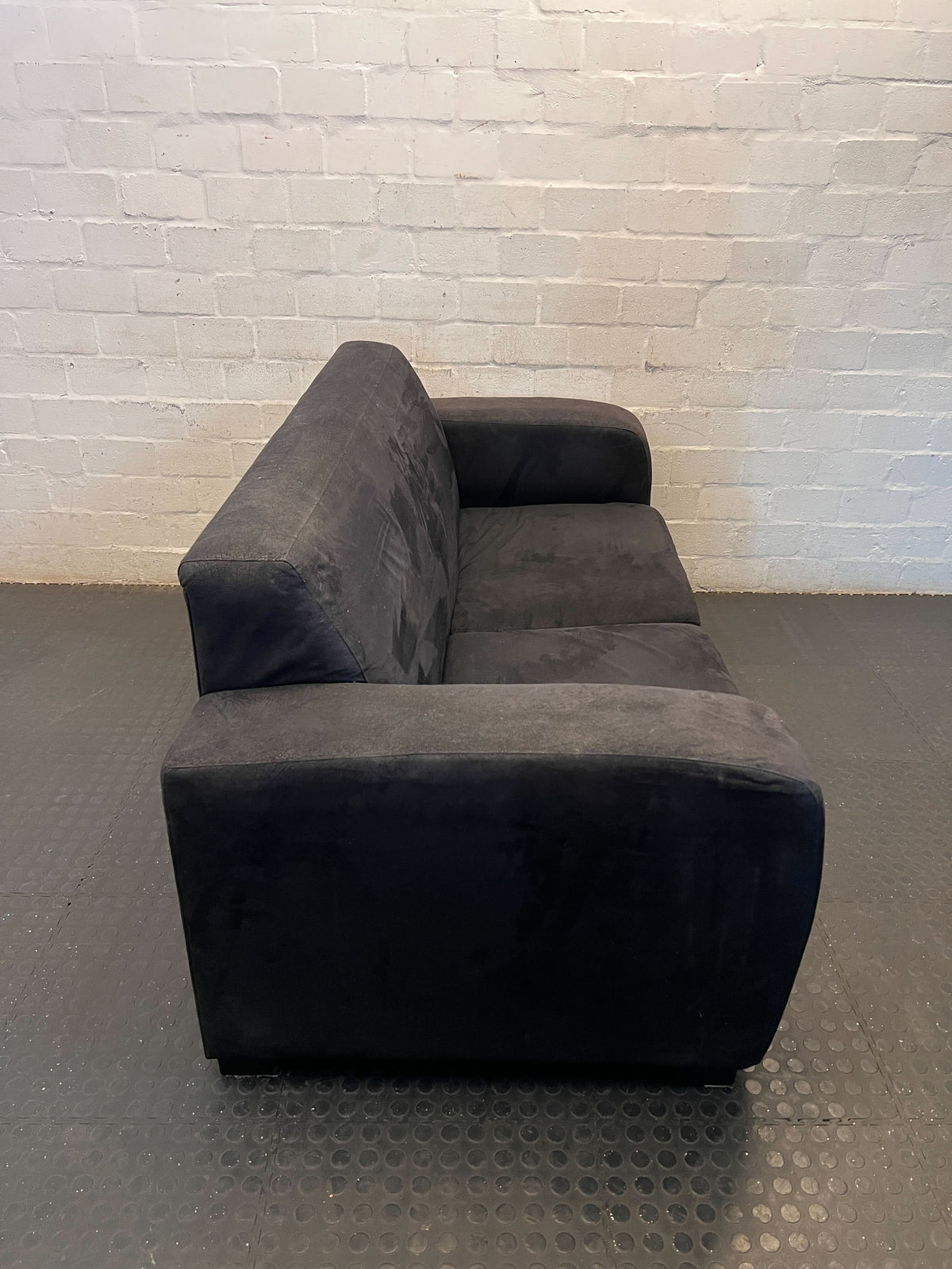 Cozy Charcoal 2-Seater Sofa - Fair used