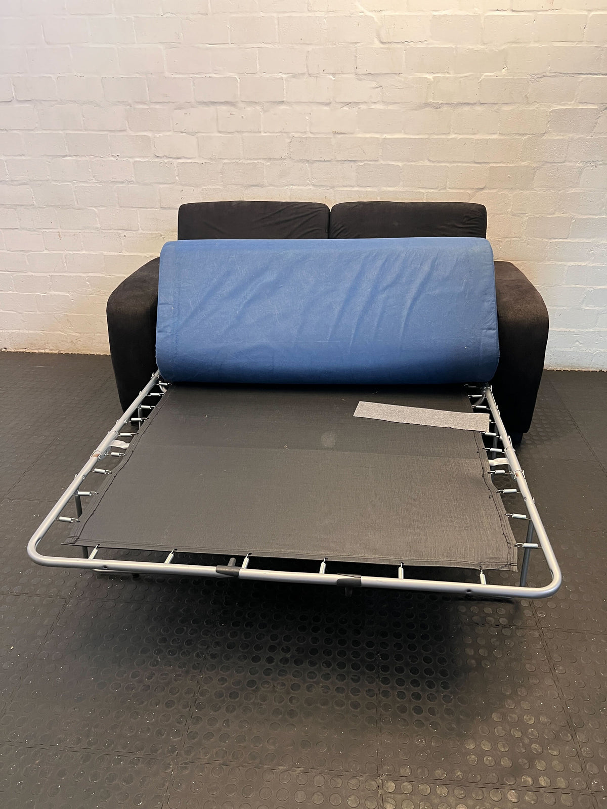 Cozy Charcoal 2-Seater Sofa - Fair used