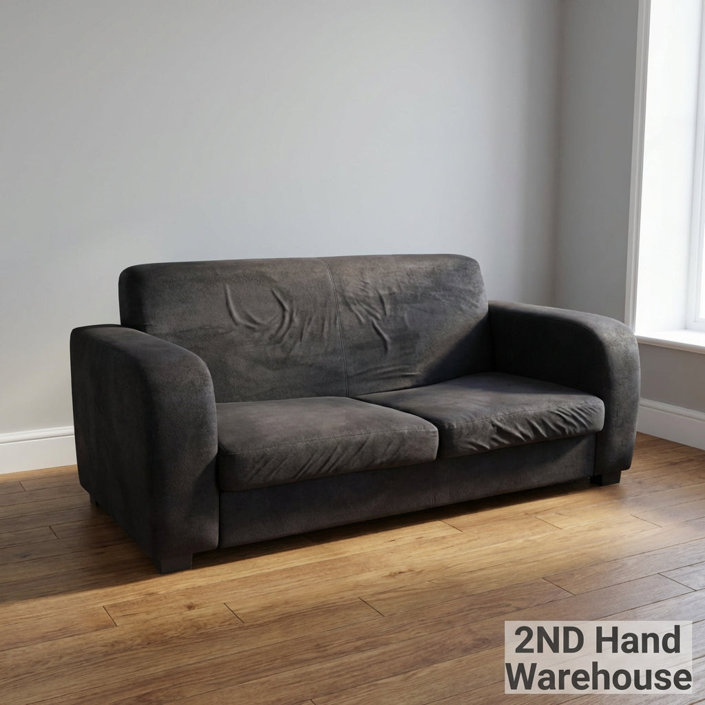 Cozy Charcoal 2-Seater Sofa - Fair used