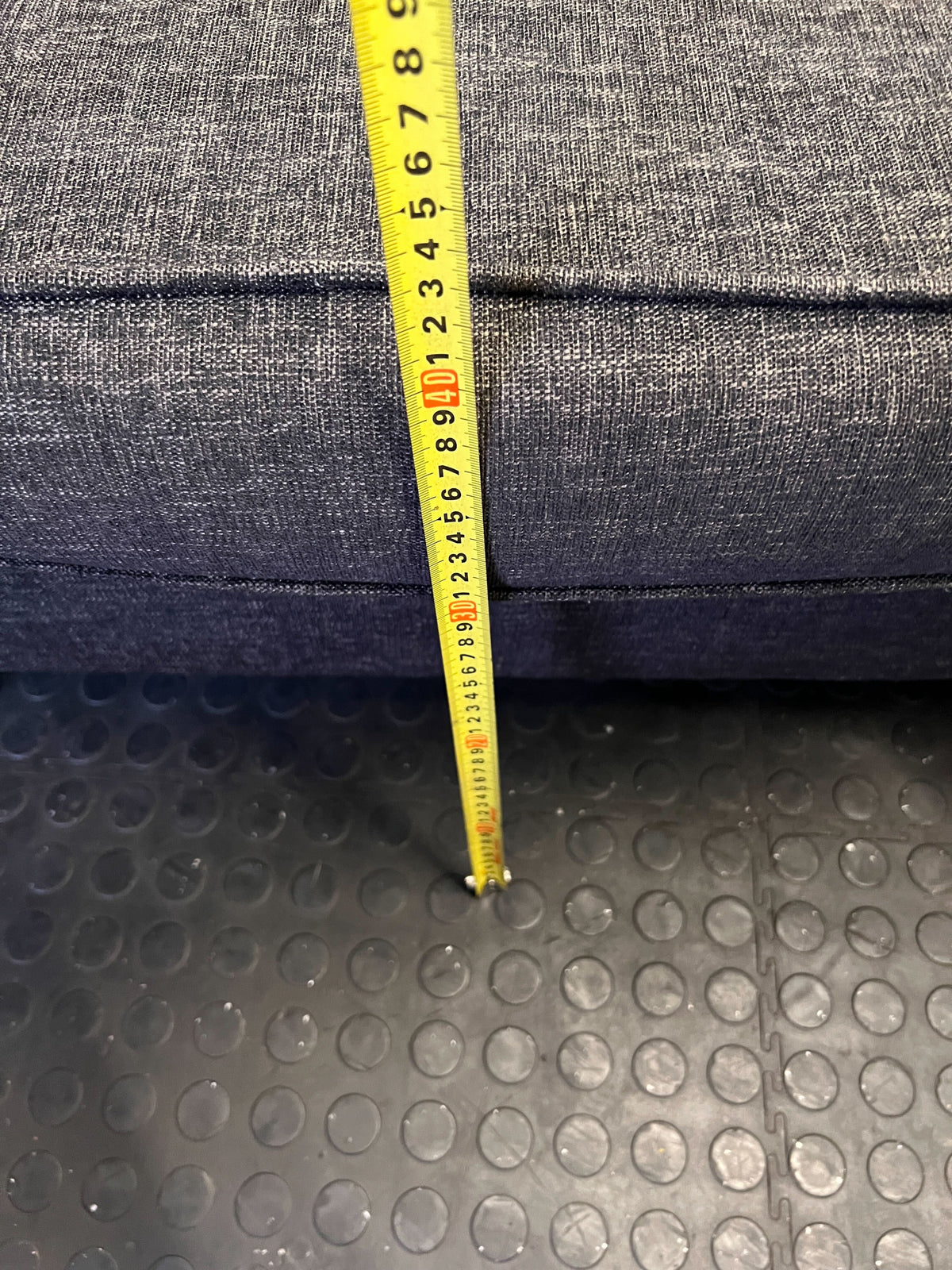 Cozy Charcoal Three-Seater Sofa