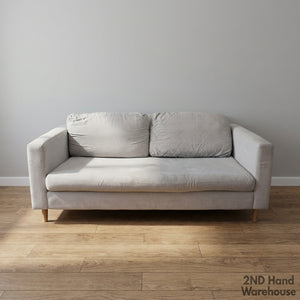Cozy Two-Seater Light Beige Sofa