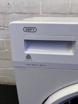 DEFY 7kg White Front Loader Washing Machine