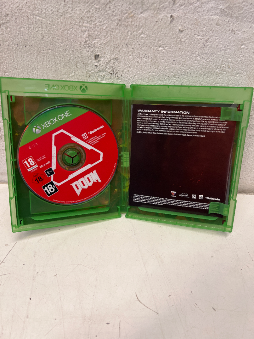 DOOM (Xbox One) - Good Condition Disc and Case - 2ndhandwarehouse.com