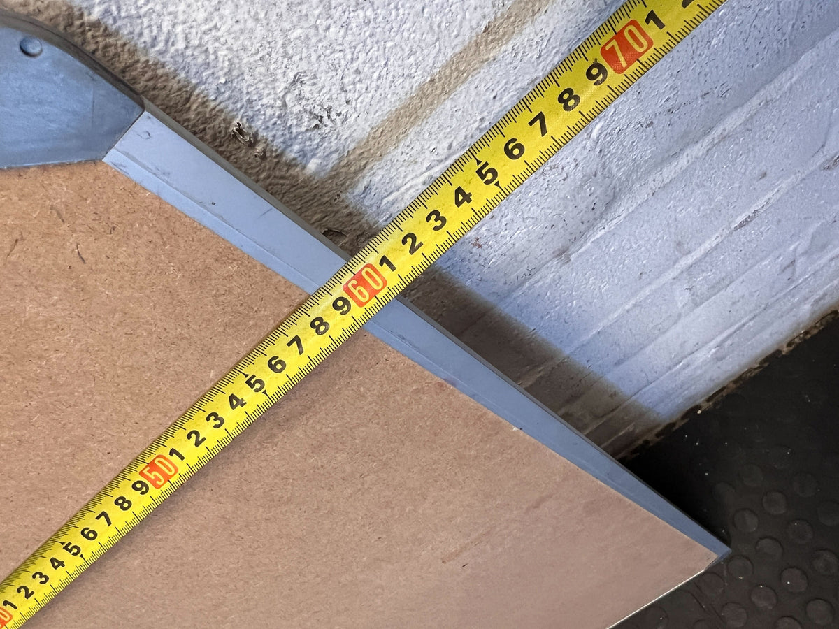 Damaged one side-Versatile Used Dry-Erase Whiteboard 90 by 60 Non Magnetic - 2ndhandwarehouse.com