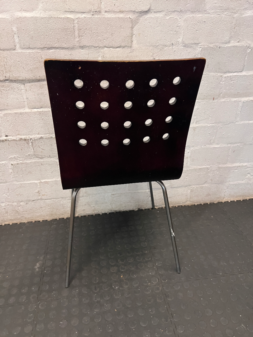 Dark Bentwood Style Chair - Fair Condition with Surface Wear - 2ndhandwarehouse.com