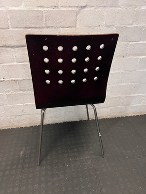 Dark Bentwood Style Chair - Fair Condition with Surface Wear - 2ndhandwarehouse.com