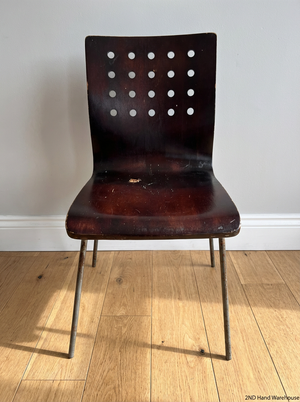 Dark Bentwood Style Chair - Fair Condition with Surface Wear - 2ndhandwarehouse.com