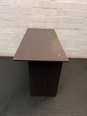 Dark Brown Decofurn Study Desk - Surface Damage to Top - 2ndhandwarehouse.com