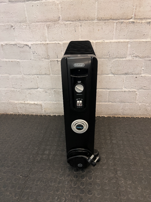 De'Longhi Black Oil-Filled Heater — Good Working Order