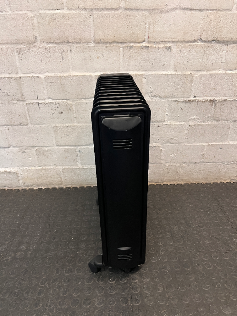 De'Longhi Black Oil-Filled Heater — Good Working Order