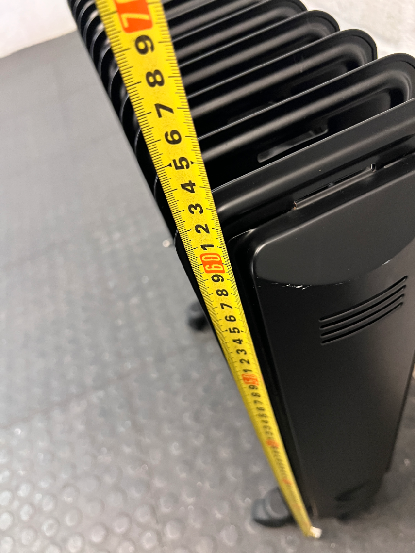 De'Longhi Black Oil-Filled Heater — Good Working Order