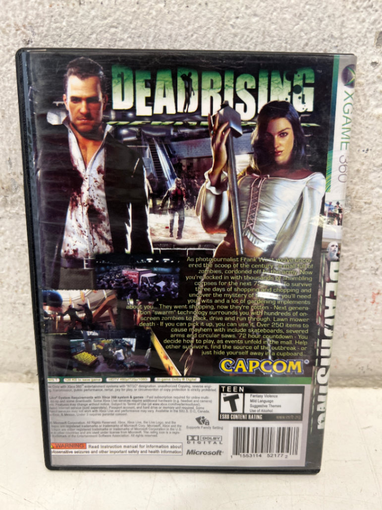 Dead Rising (Xbox 360) - Good Condition, Untested, No Manual - 2ndhandwarehouse.com