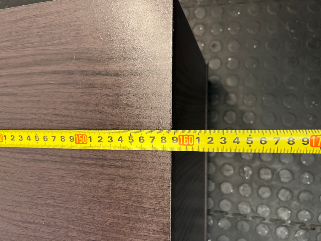 Decofurn Dark Brown Wooden Low-Profile TV Unit - 2ndhandwarehouse.com