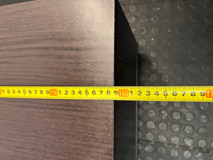 Decofurn Dark Brown Wooden Low-Profile TV Unit - 2ndhandwarehouse.com