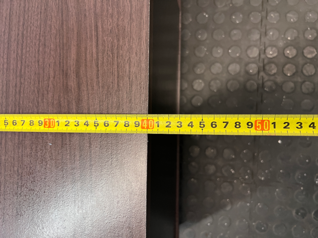 Decofurn Dark Brown Wooden Low-Profile TV Unit - 2ndhandwarehouse.com