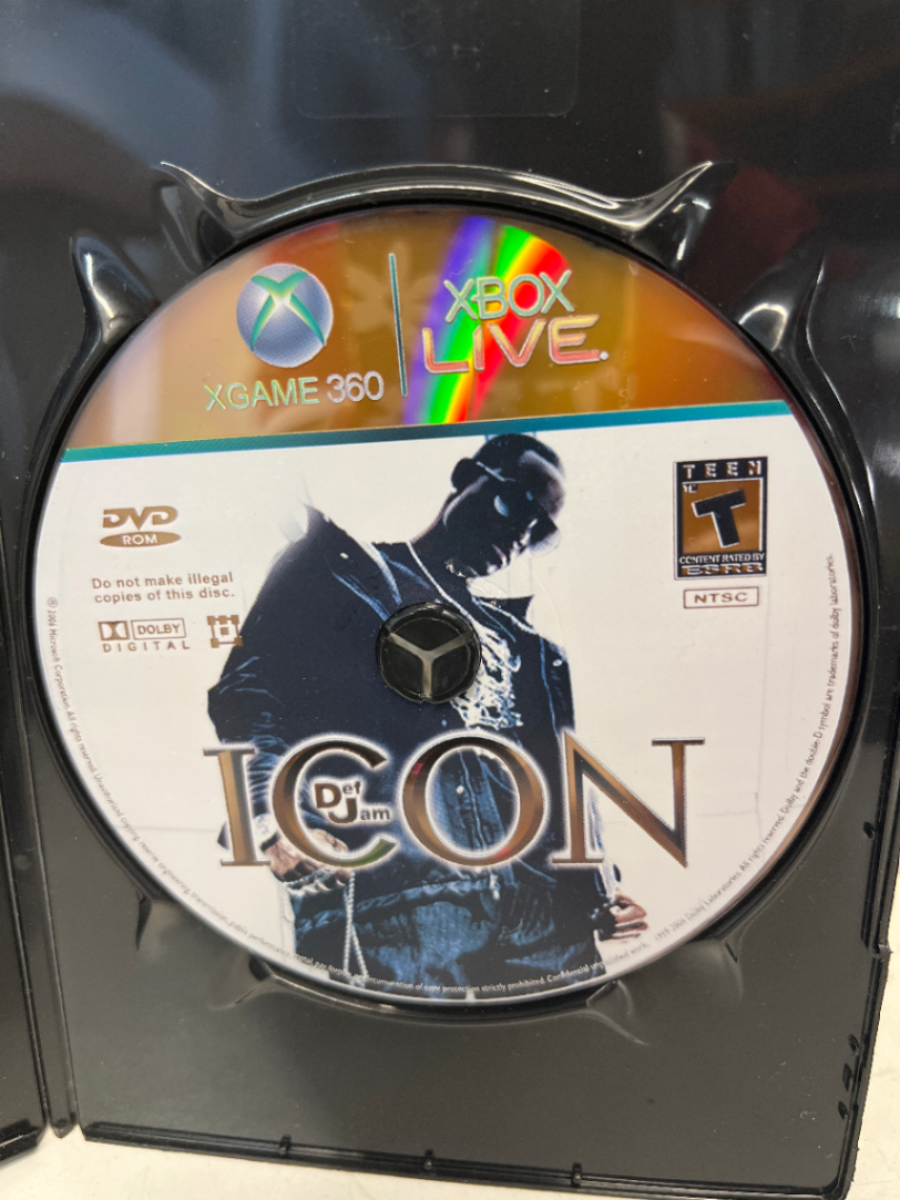Def Jam: Icon - Xbox 360 Game (Untested) - 2ndhandwarehouse.com