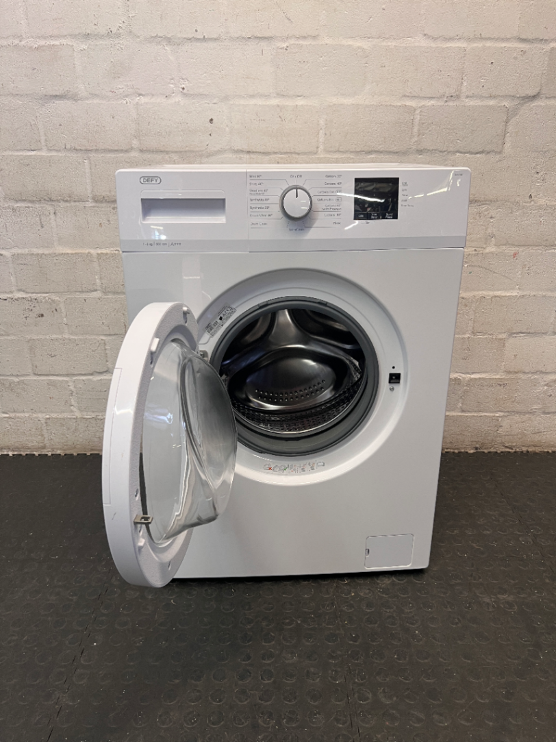 Defy 6kg White Front Loader Washing Machine — Good Working Order
