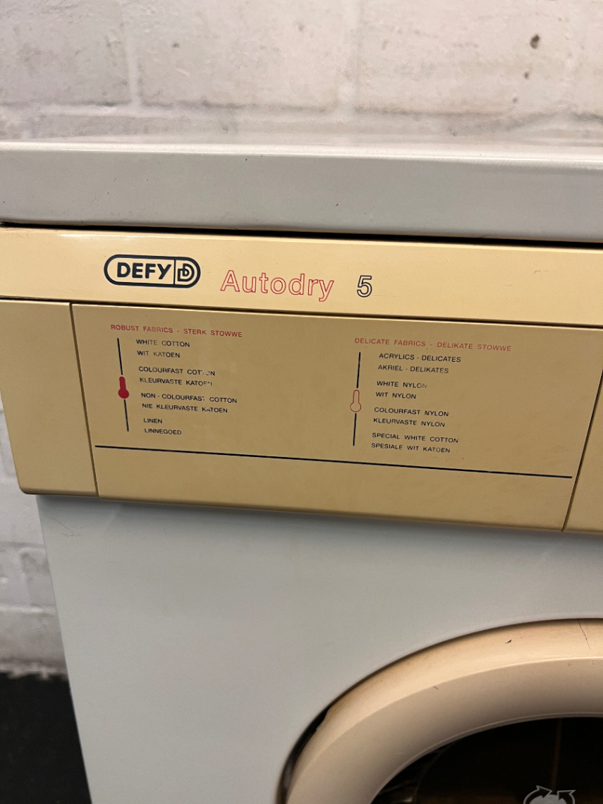 Defy Autodry 5 Tumble Dryer - Noisy Spin and Cracked Bezel - 2ndhandwarehouse.com