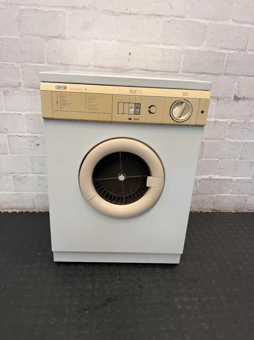 Defy Autodry 5 Tumble Dryer - Noisy Spin and Cracked Bezel - 2ndhandwarehouse.com