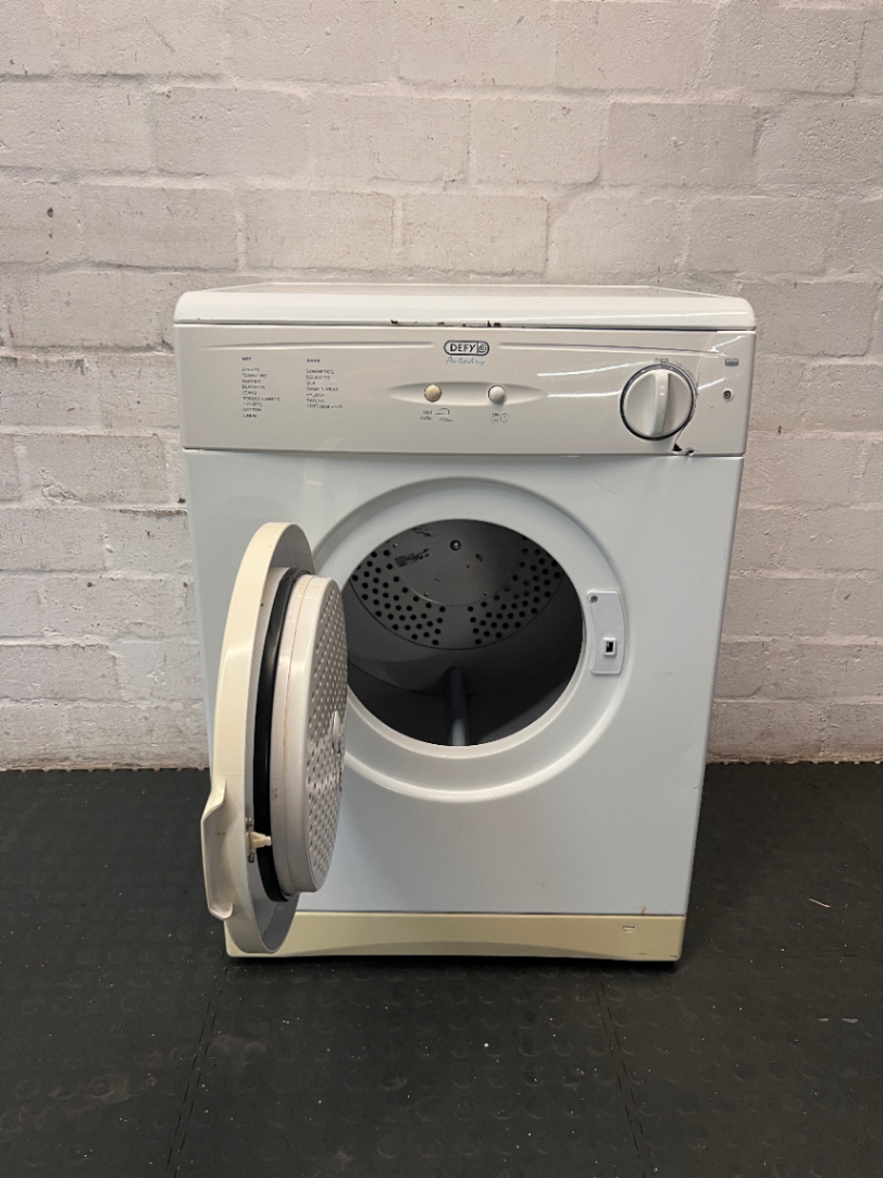 Defy Autodry White Tumble Dryer — Good Working Order - 2ndhandwarehouse.com