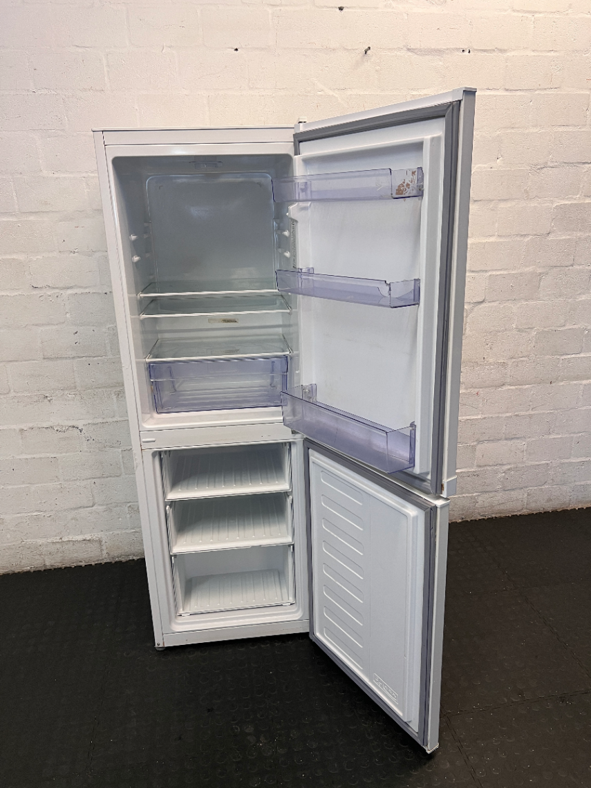 Defy C-300 Upright Fridge Freezer in White — Good Working Order - Fair Condition - 2ndhandwarehouse.com
