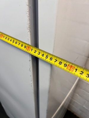 Defy C-300 Upright Fridge Freezer in White — Good Working Order - Fair Condition - 2ndhandwarehouse.com