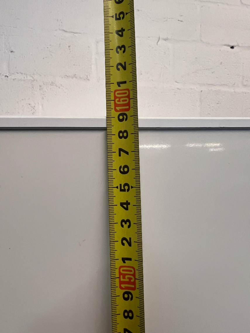 Defy C-300 Upright Fridge Freezer in White — Good Working Order - Fair Condition - 2ndhandwarehouse.com