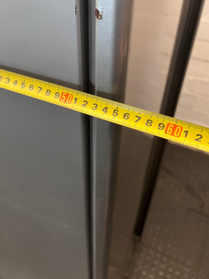 Defy Double Door Fridge Freezer - Silver (Partial Freezer & Rust Issues) - 2ndhandwarehouse.com