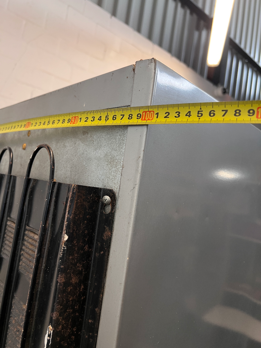 Defy Double Door Fridge Freezer - Silver (Partial Freezer & Rust Issues) - 2ndhandwarehouse.com