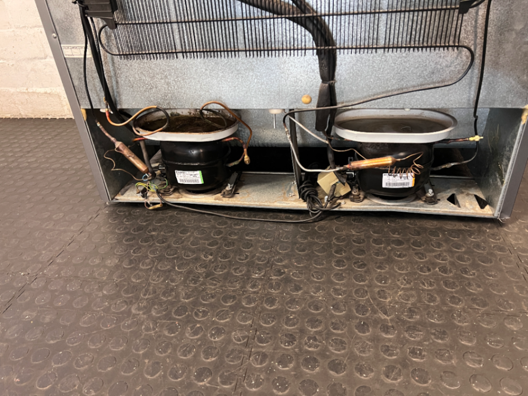 Defy Double Door Fridge - Working Well (Dents on Front) - 2ndhandwarehouse.com