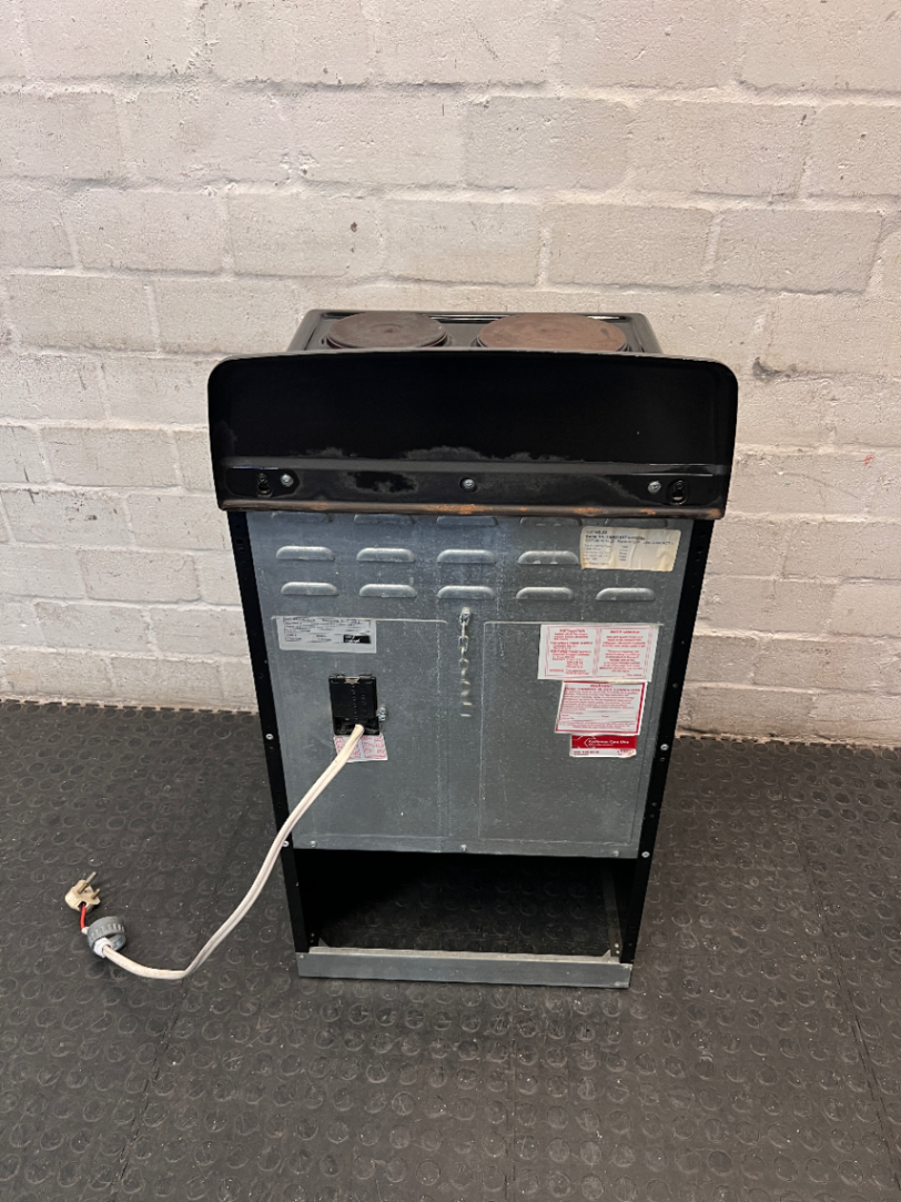 Defy 4-Plate Freestanding Electric Stove in Black — Good Working Order