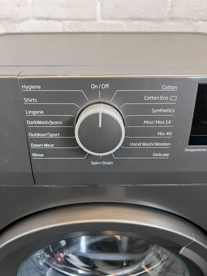 Defy Front Loader Washing Machine - Modern Grey