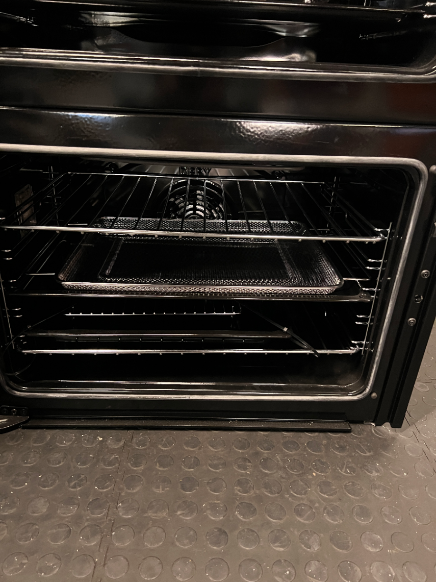 Defy Gemini Thermofan Double Oven in Black & Silver - Still New - 2ndhandwarehouse.com