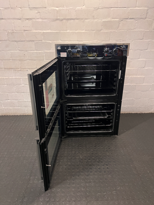 Defy Gemini Thermofan Double Oven in Black & Silver - Still New - 2ndhandwarehouse.com
