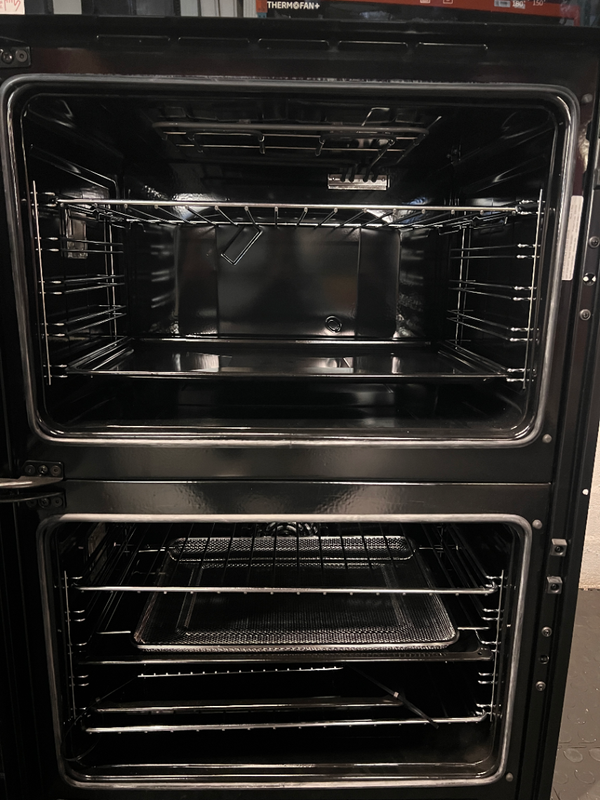 Defy Gemini Thermofan Double Oven in Black & Silver - Still New - 2ndhandwarehouse.com