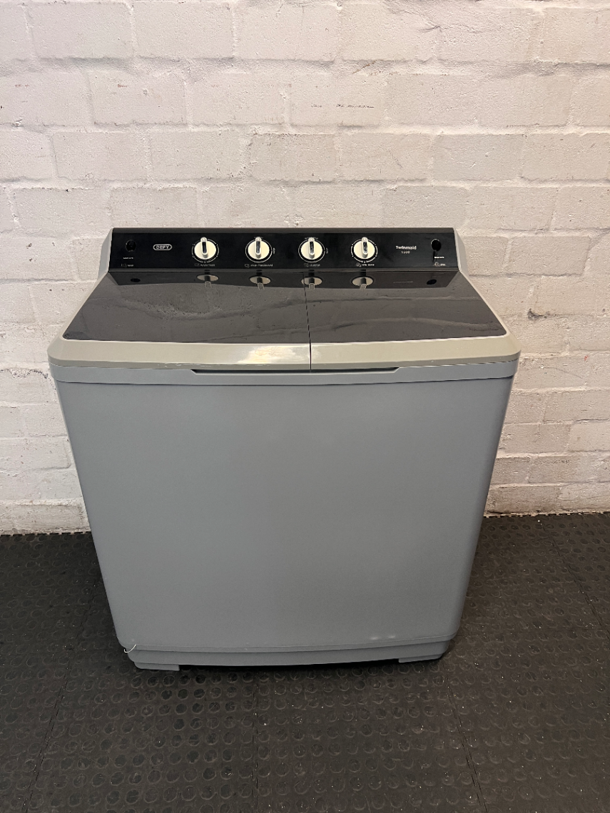 Defy Grey Twinmaid 1300 Twin Tub Washing Machine — Good Working Order