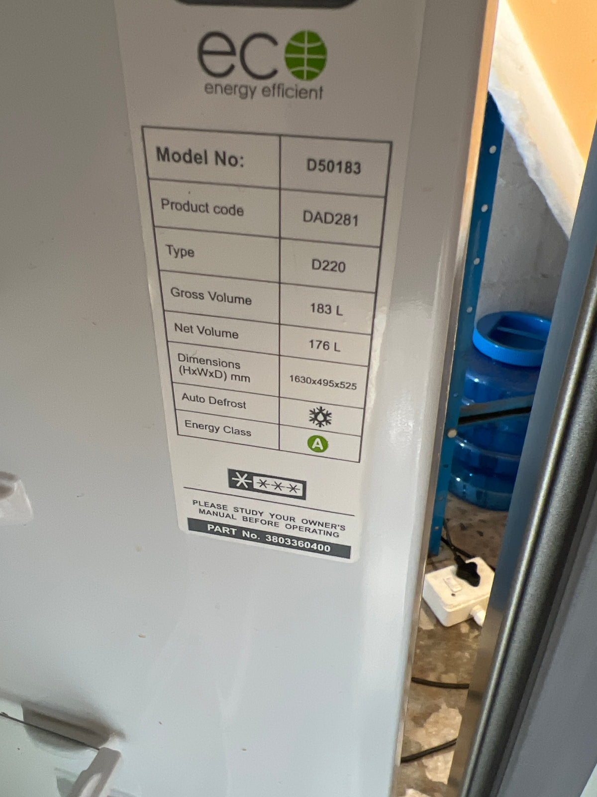 Defy Silver Bottom Freezer Fridge - Eco Energy Efficient - 2ndhandwarehouse.com