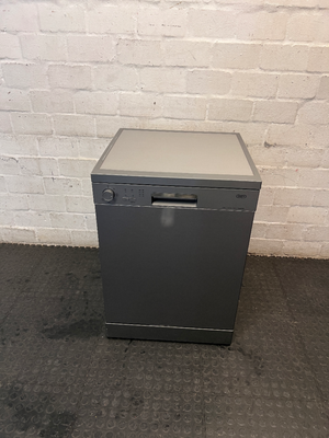 Defy Silver Freestanding Dishwasher — Working Order with Surface Scratches on Top