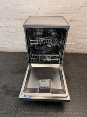 Defy Silver Freestanding Dishwasher — Working Order with Surface Scratches on Top