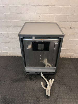 Defy Silver Freestanding Dishwasher — Working Order with Surface Scratches on Top