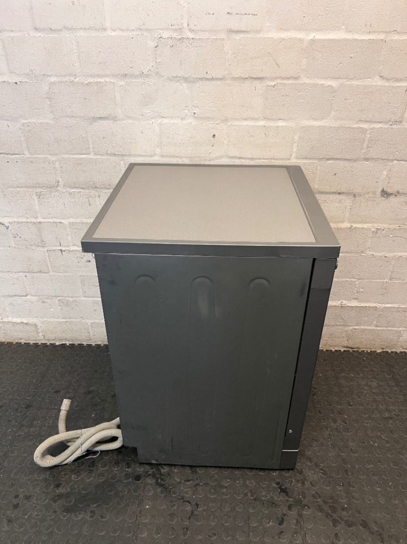 Defy Silver Freestanding Dishwasher — Working Order with Surface Scratches on Top