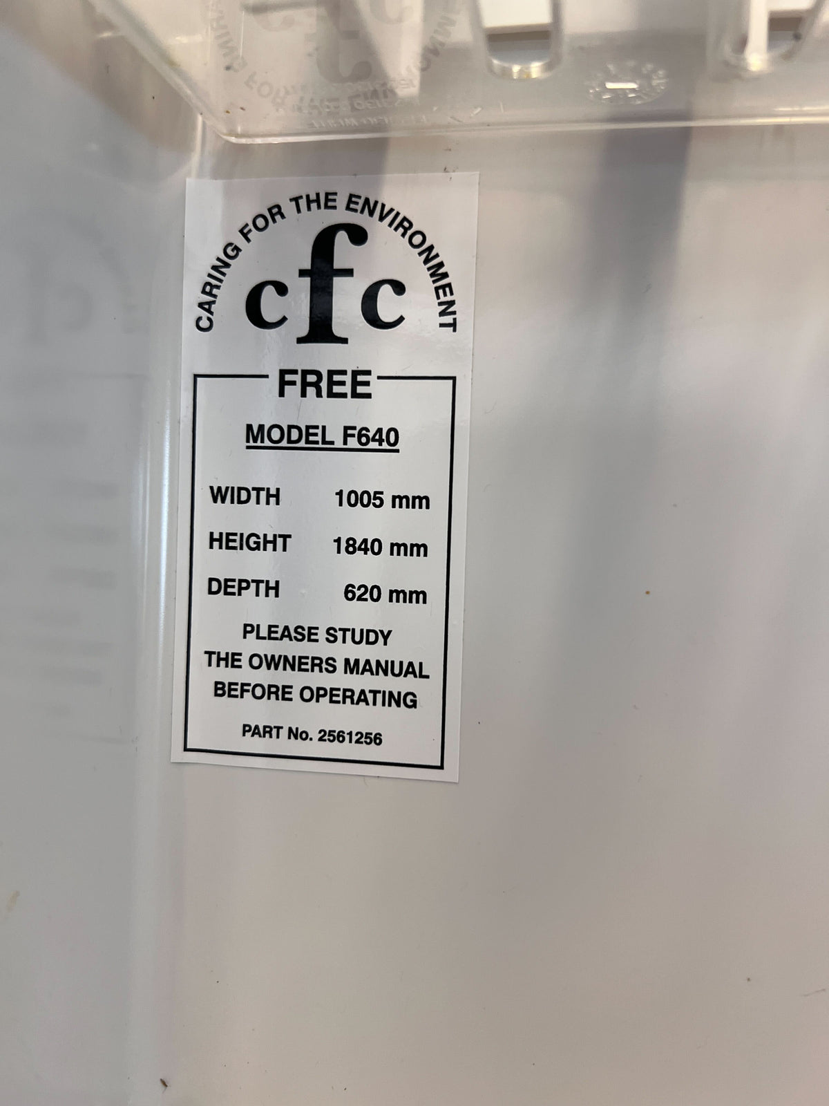 Defy White Side-by-Side Fridge Freezer - Fair used
