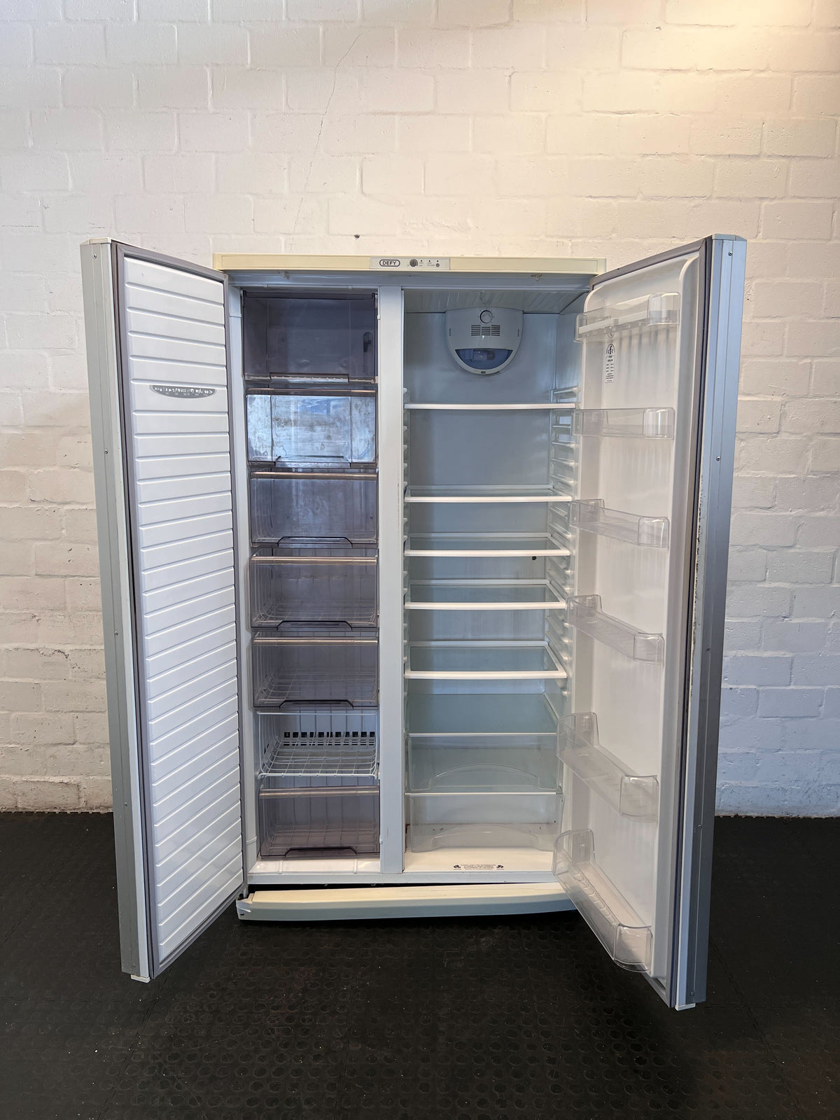 Defy White Side-by-Side Fridge Freezer - Fair used