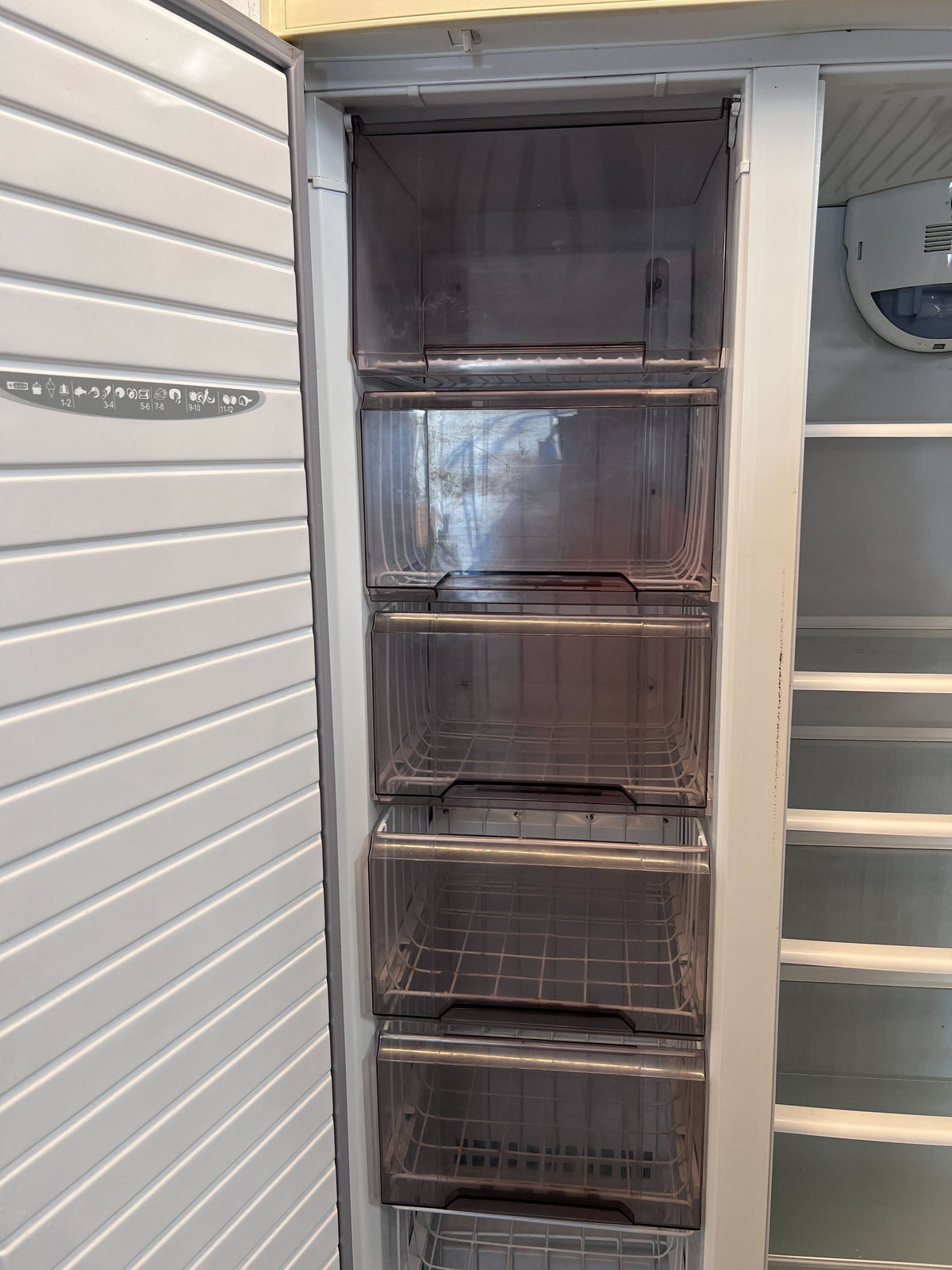 Defy White Side-by-Side Fridge Freezer - Fair used
