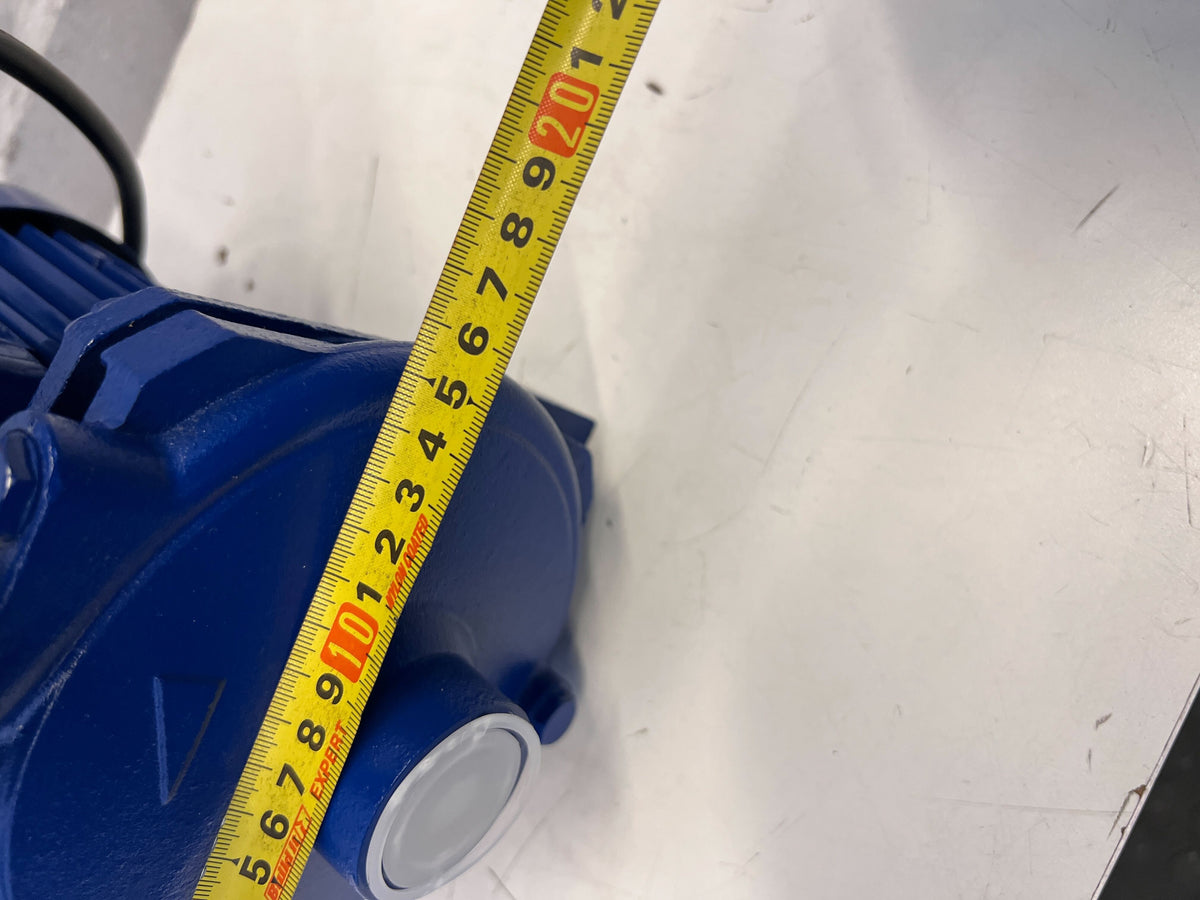 Dependable Blue Water Pump with Pressure Gauge – Like New!