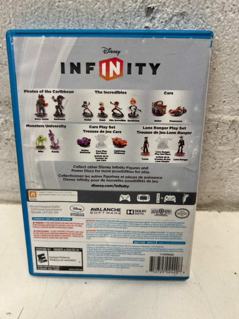 Disney Infinity - Nintendo Wii U (Game Disc & Case Only) - 2ndhandwarehouse.com