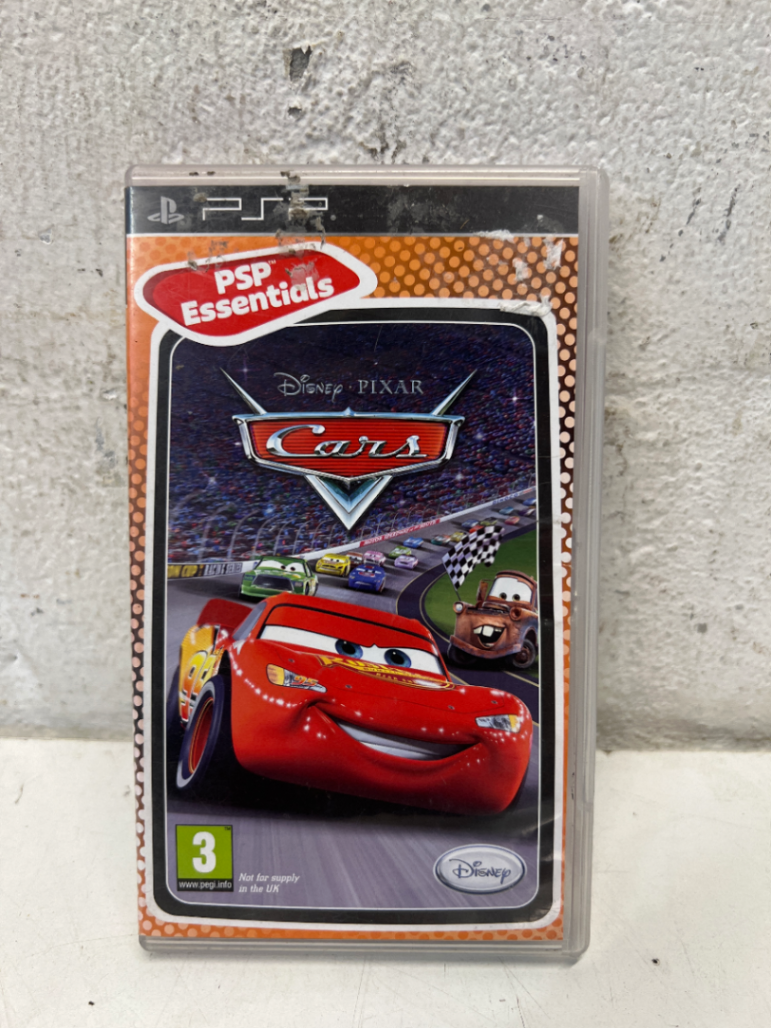 Disney Pixar Cars - Sony PSP Game (Essentials Edition) - Minor UMD Crack - 2ndhandwarehouse.com