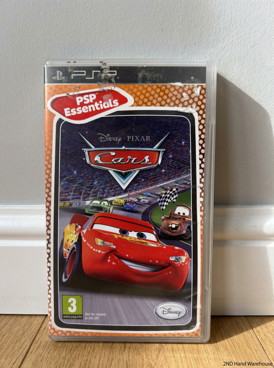 Disney Pixar Cars - Sony PSP Game (Essentials Edition) - Minor UMD Crack - 2ndhandwarehouse.com