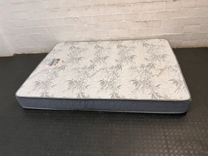Double Mattress with Quilted Bamboo Pattern - 2ndhandwarehouse.com