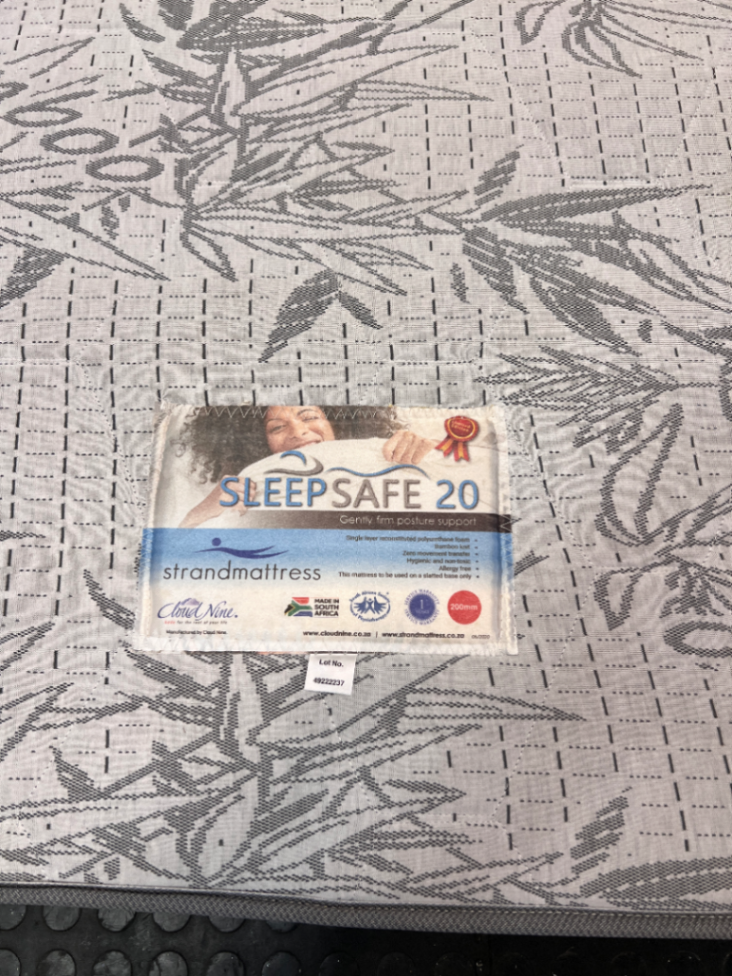 Double Mattress with Quilted Bamboo Pattern - 2ndhandwarehouse.com